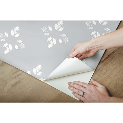 York Wallcoverings RoomMates Rose Lindo Pressed Petals Taupe Peel and Stick Wallpaper Traditional Nature Neutrals  Wallpaper - RMK12144WP