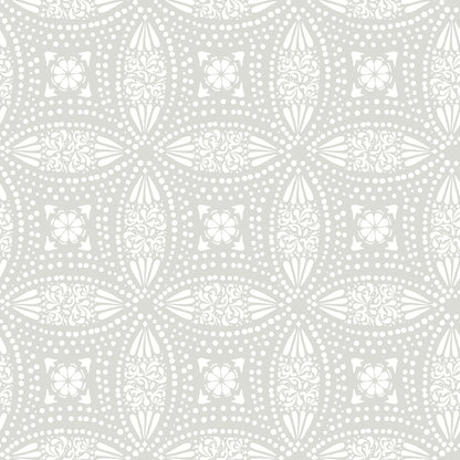 York Wallcoverings RoomMates Overlapping Medallions Grey Peel and Stick Wallpaper Whimsical Abstract Greys  Wallpaper - RMK12172WP