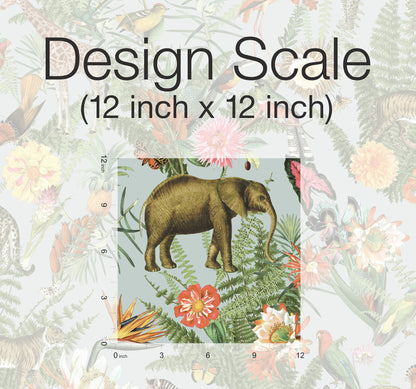 York Wallcoverings RoomMates Tropical Zoo Green Peel and Stick Wallpaper Tropical Botanical Greens  Wallpaper - RMK12202WP