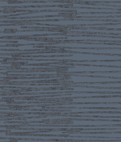 York Wallcoverings RoomMates Burundi Thatch Navy Peel and Stick Wallpaper Glam Global Blues  Wallpaper - RMK12222PL