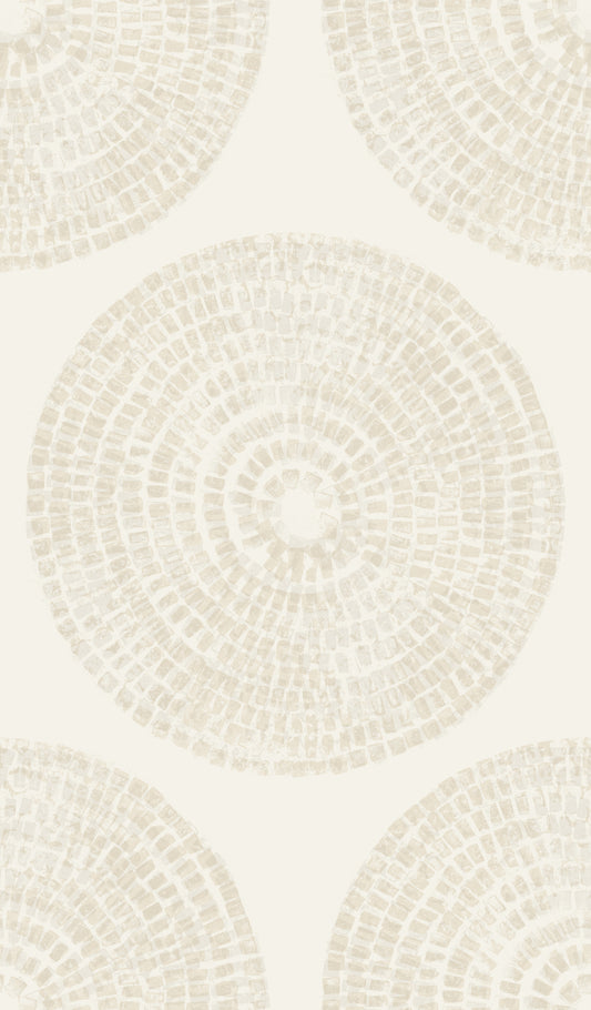 York Wallcoverings RoomMates Medali Taupe Peel and Stick Wallpaper Bohemian Global Neutrals  Wallpaper - RMK12231PLW