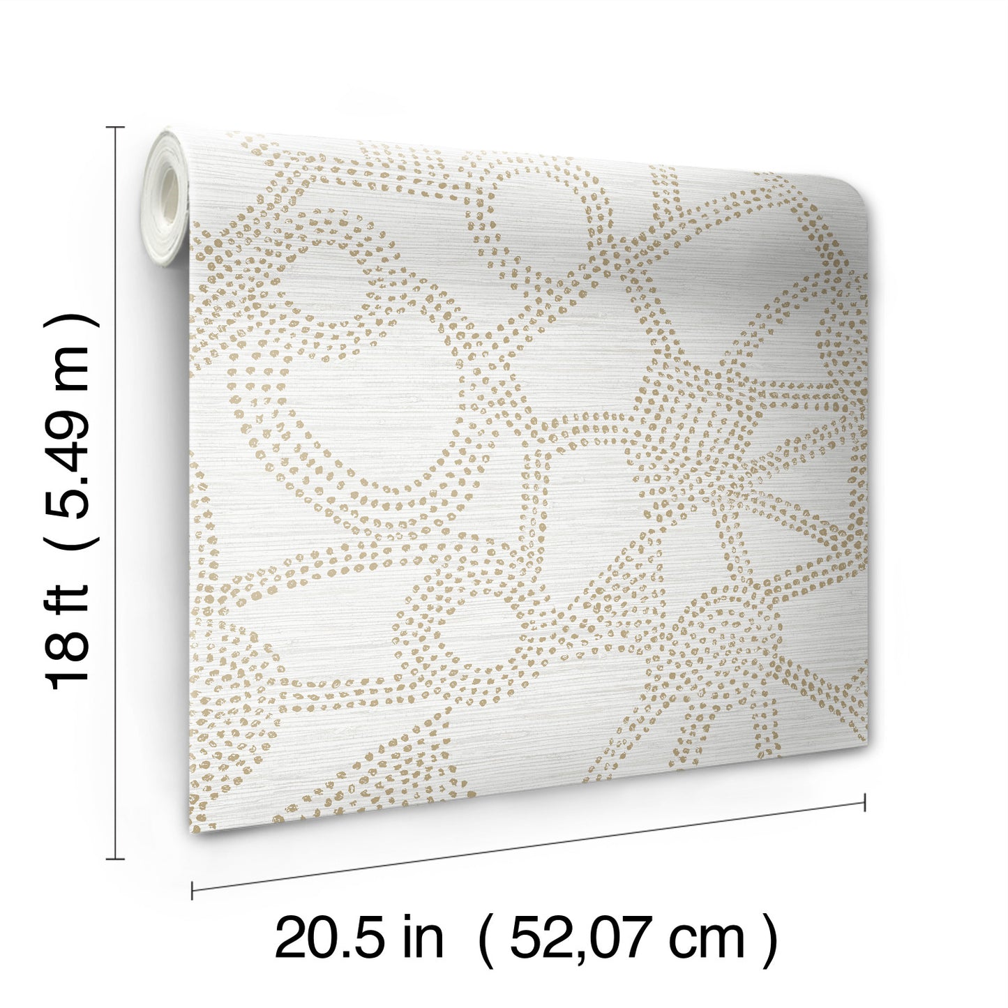 York Wallcoverings RoomMates Amhara Taupe Peel and Stick Wallpaper Glam Global Neutrals  Wallpaper - RMK12232PL