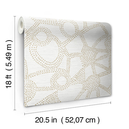 York Wallcoverings RoomMates Amhara Taupe Peel and Stick Wallpaper Glam Global Neutrals  Wallpaper - RMK12232PL