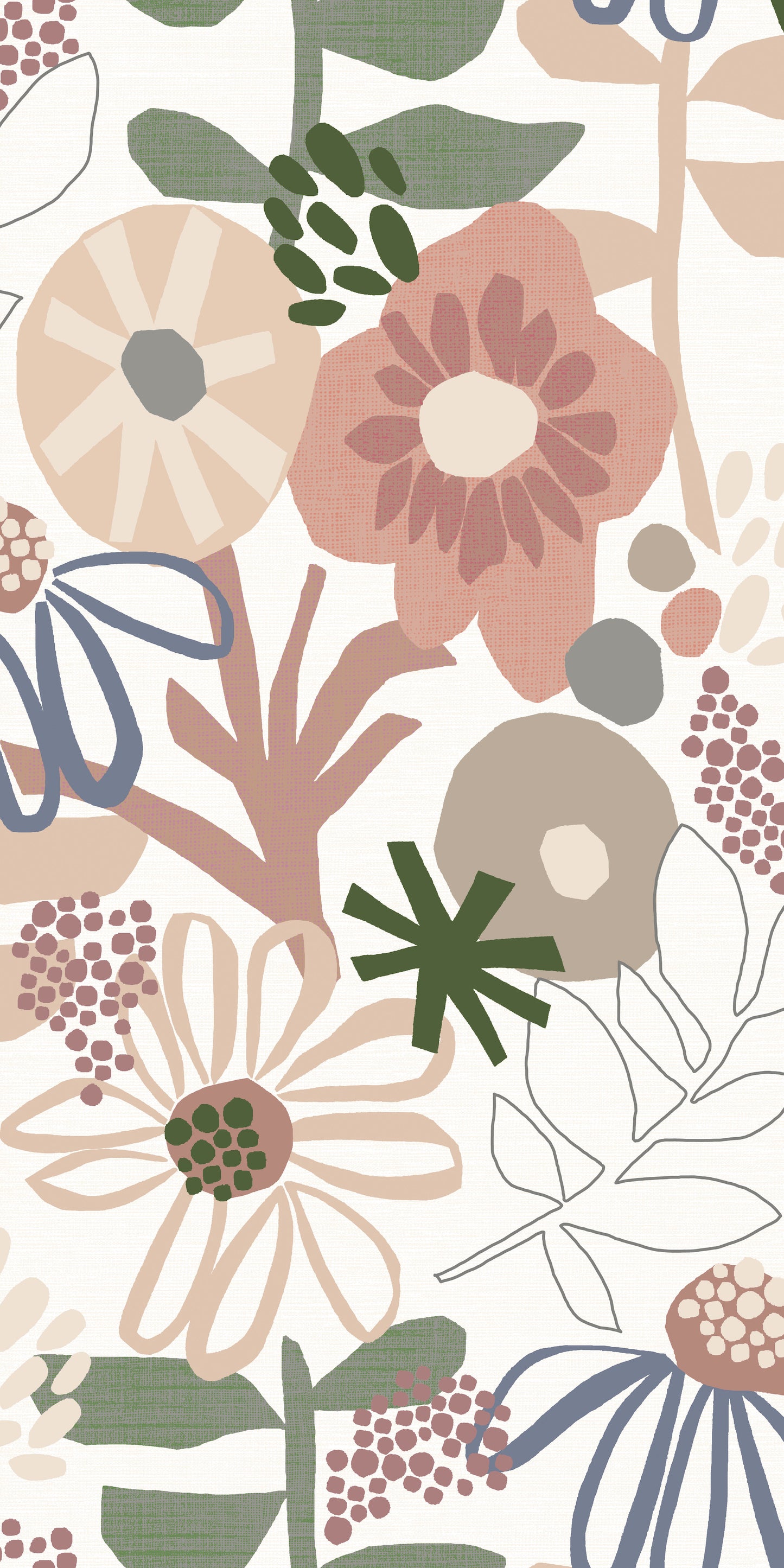 York Wallcoverings RoomMates Desert Floral Pink Peel and Stick Wallpaper Whimsical Botanical Pinks  Wallpaper - RMK12319RL