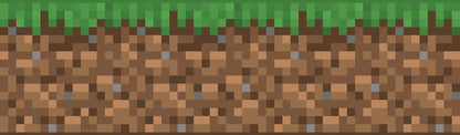 York Wallcoverings RoomMates Minecraft Iconic Grass Peel and Stick Border Kids Novelty Greens  Wallpaper - RMK12337BD