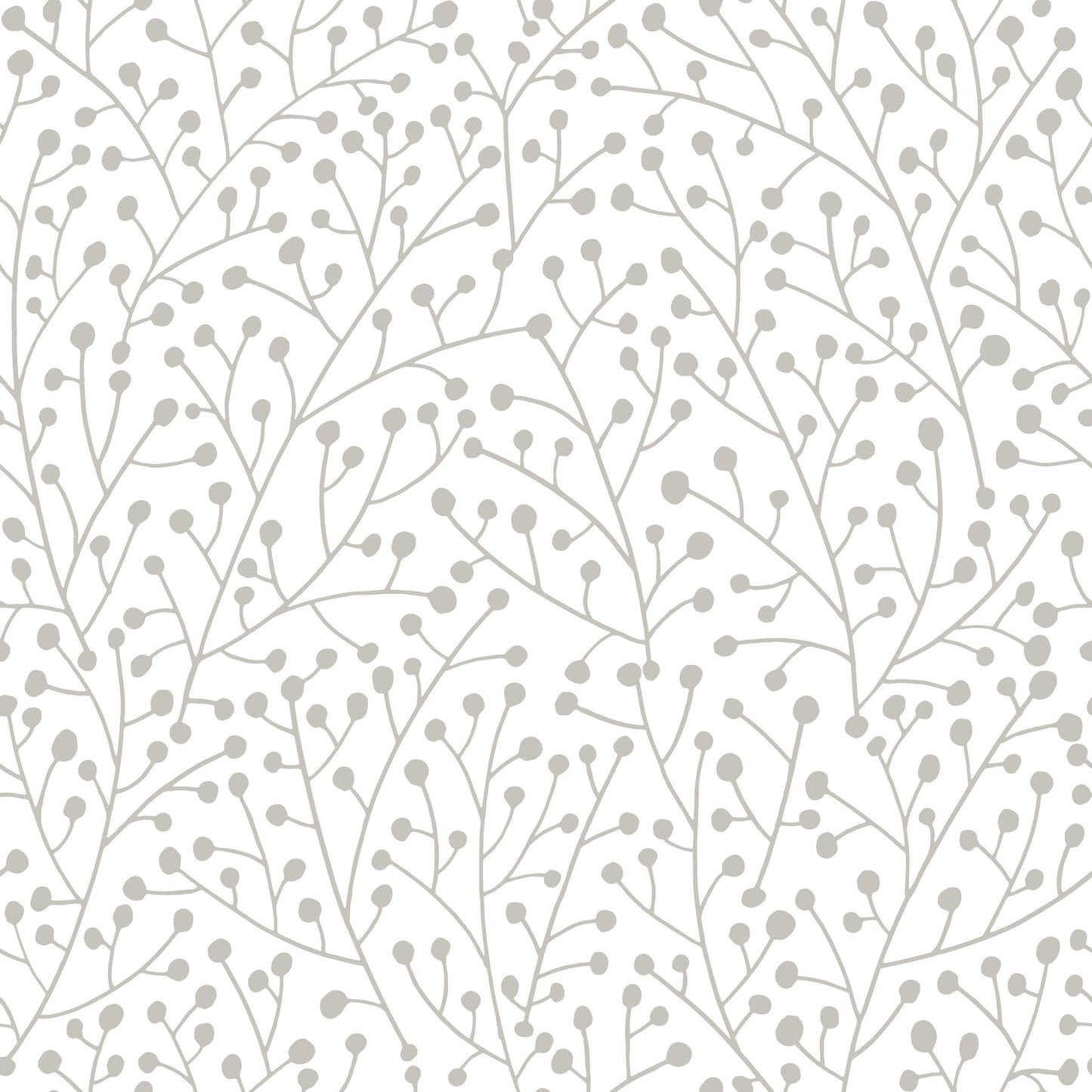 York Wallcoverings RoomMates Cat Coquillette Berry Branches Taupe Peel and Stick Wallpaper  Nature Browns  Wallpaper - RMK12368PL