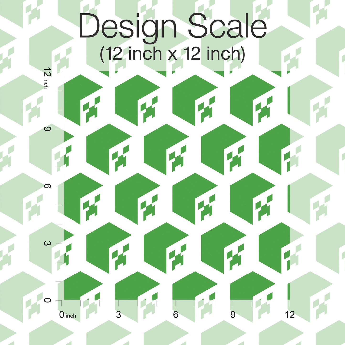 York Wallcoverings RoomMates Minecraft Creeper Face Green Peel and Stick Wallpaper  Licensed Greens  Wallpaper - RMK12395RL