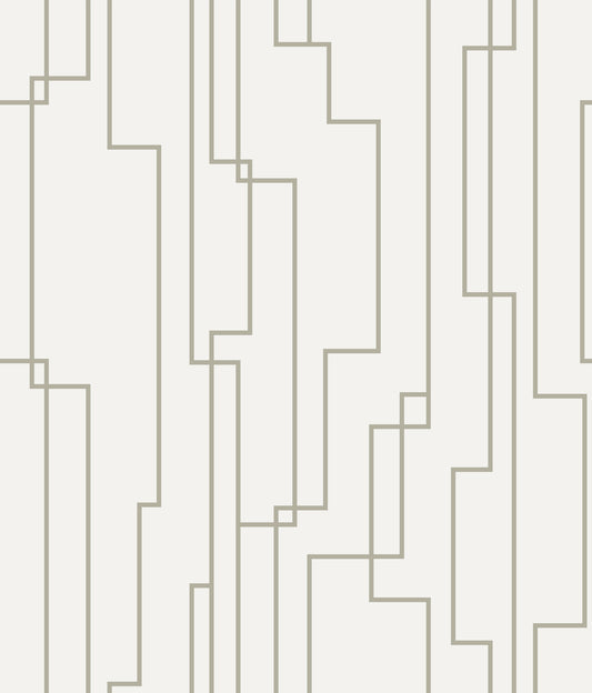 York Wallcoverings RoomMates Geo Circuits Grey Peel and Stick Wallpaper  Abstract Greys  Wallpaper - RMK12413PL