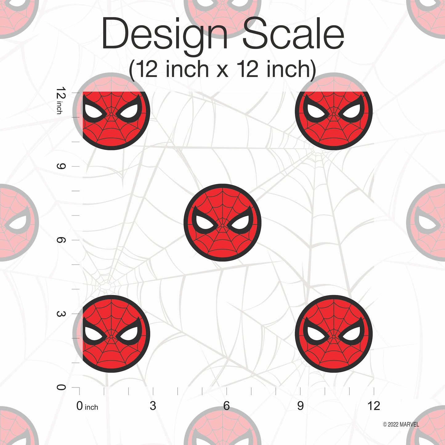 York Wallcoverings RoomMates Spider-Man Icon Red Peel and Stick Wallpaper  Licensed Reds  Wallpaper - RMK12421RL
