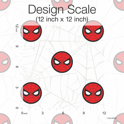 York Wallcoverings RoomMates Spider-Man Icon Red Peel and Stick Wallpaper  Licensed Reds  Wallpaper - RMK12421RL