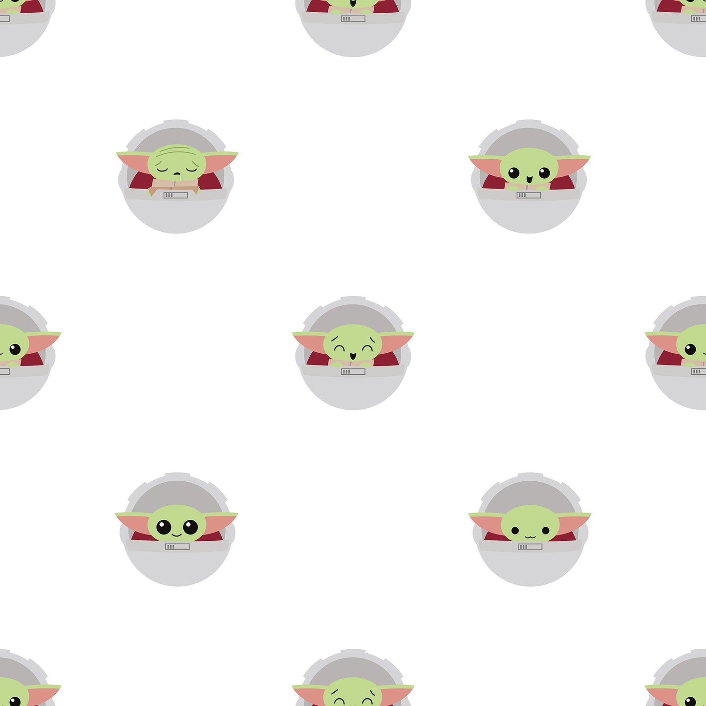 York Wallcoverings RoomMates Grogu Green Peel and Stick Wallpaper Kids Licensed Greens  Wallpaper - RMK12422RL