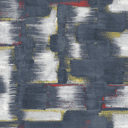 York Wallcoverings RoomMates Modern Ikat Navy Peel and Stick Wallpaper Modern Abstract Blues  Wallpaper - RMK12526RL