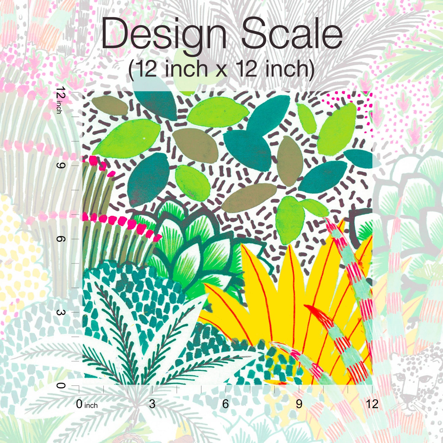 York Wallcoverings RoomMates Jungle Vibe Yellow Peel and Stick Wallpaper Whimsical Botanical Yellows  Wallpaper - RMK12532RL