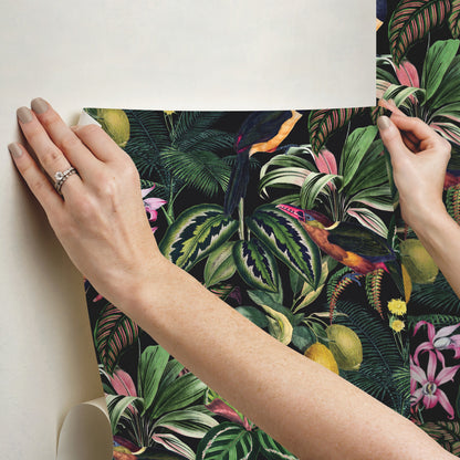 York Wallcoverings RoomMates Mirage Oasis Multicolor Peel and Stick Wallpaper Modern Botanical Multicolor  Wallpaper - RMK12536RL