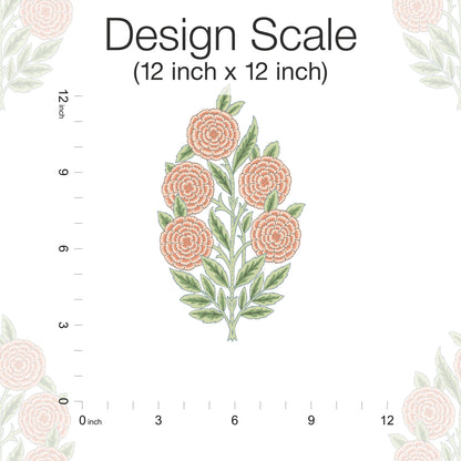 York Wallcoverings RoomMates Dutch Floral Coral Peel and Stick Wallpaper Modern Botanical Pinks  Wallpaper - RMK12576RL