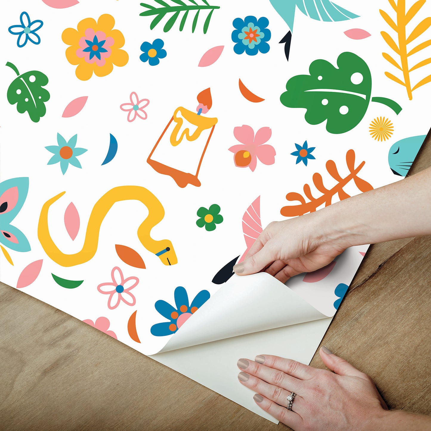 York Wallcoverings RoomMates Disney?s Encanto Peel and Stick Wallpaper Kids  Multicolor  Wallpaper - RMK12616RL