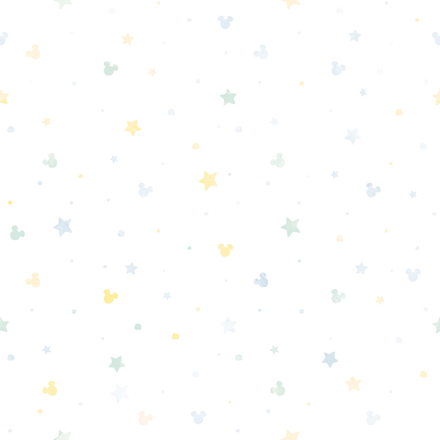 York Wallcoverings RoomMates Mickey Mouse Confetti Blue Peel and Stick Wallpaper Kids Graphics Whites and Off-Whites  Wallpaper - RMK12620RL