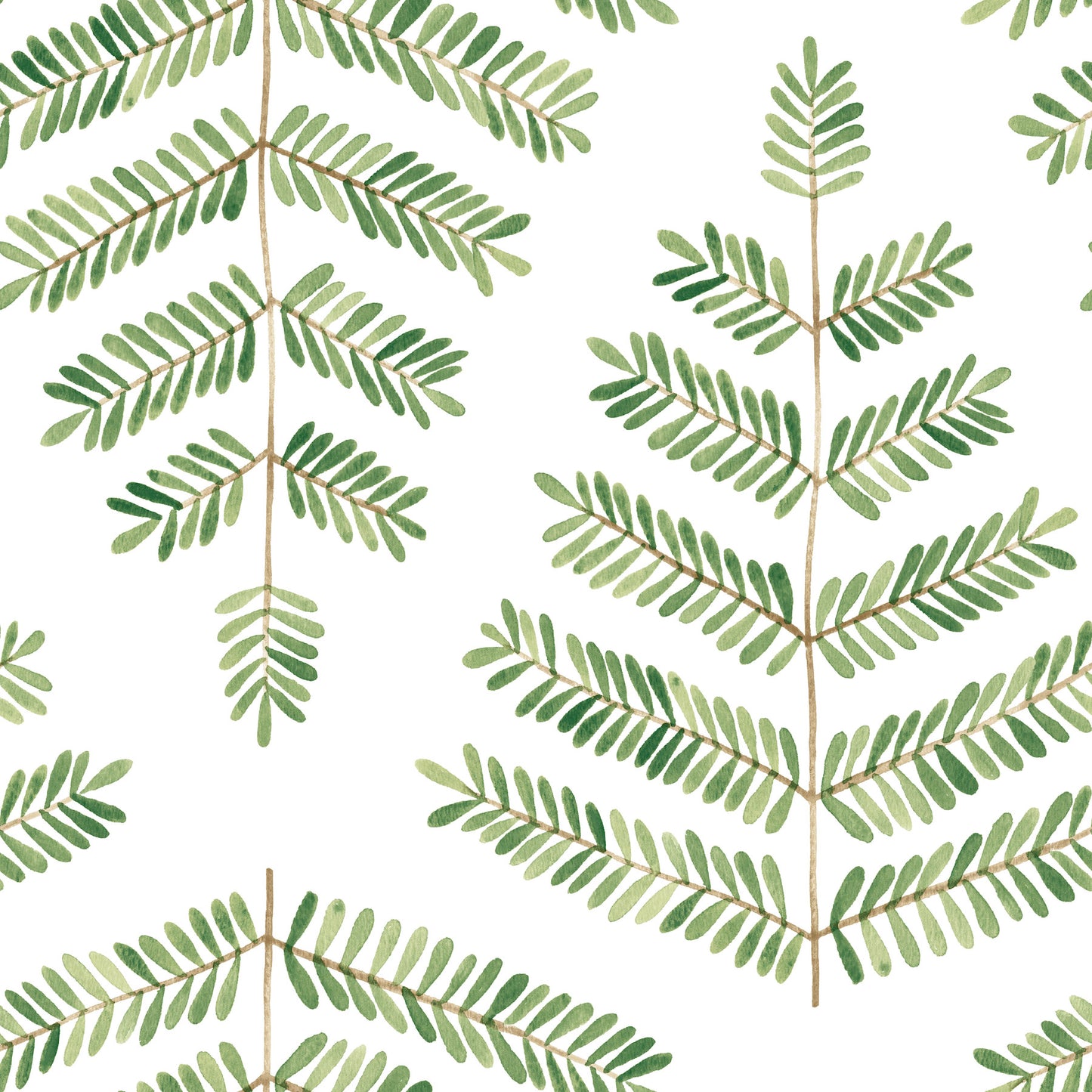 York Wallcoverings RoomMates Cat Coquillette Leaflets Green Peel and Stick Wallpaper  Botanical Greens  Wallpaper - RMK12638PL