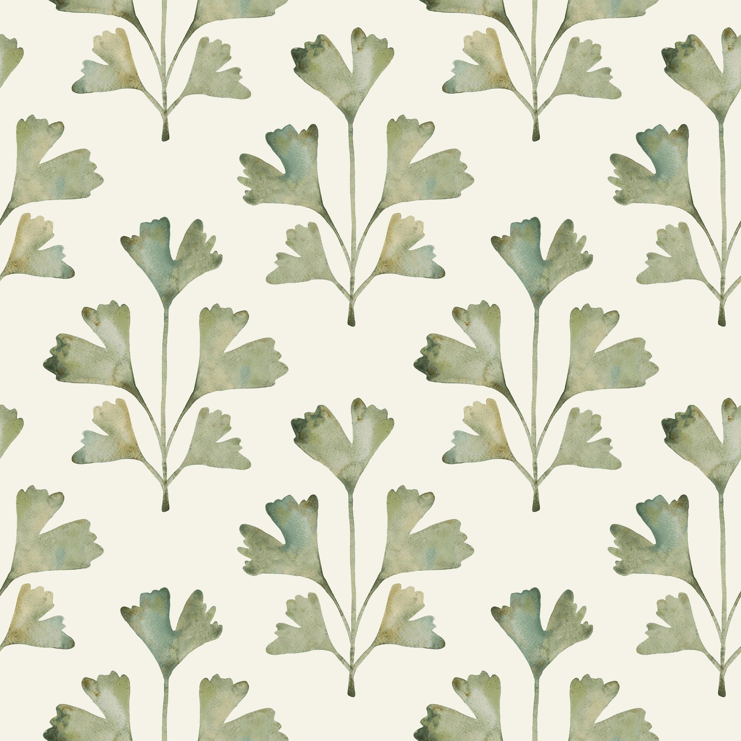 York Wallcoverings RoomMates Cat Coquillette Gingko Almond Peel and Stick Wallpaper  Botanical Neutrals  Wallpaper - RMK12641PL