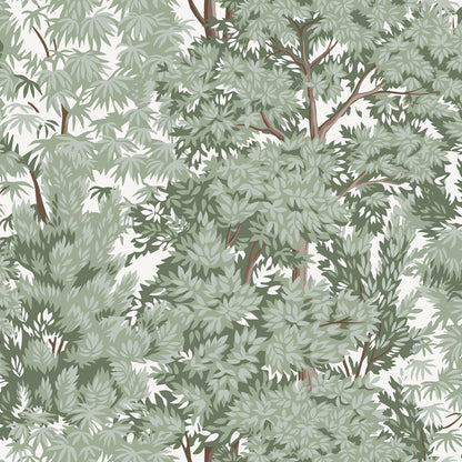 York Wallcoverings RoomMates Ardian Green Peel and Stick Wallpaper Traditional Trees Greens  Wallpaper - RMK12661RL