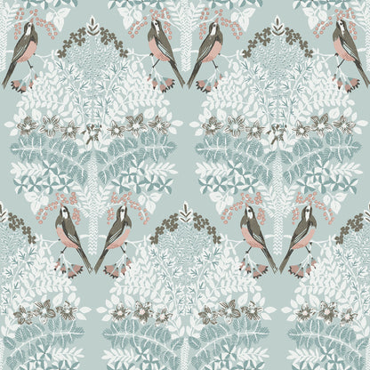 York Wallcoverings RoomMates Otis Blue Multi Peel and Stick Wallpaper Country Botanical Blues  Wallpaper - RMK12689PLW