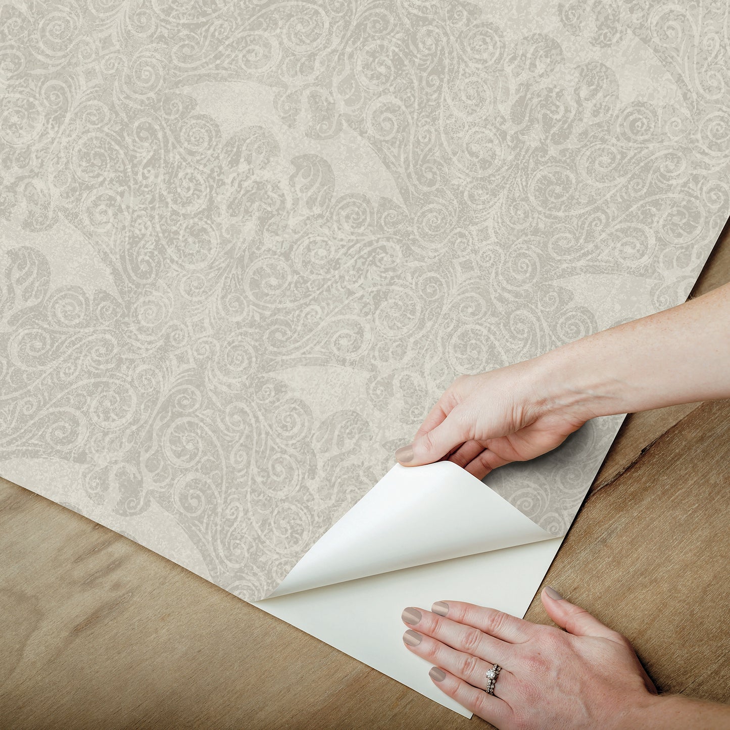 York Wallcoverings RoomMates House Of The Dragon Cream Peel and Stick Wallpaper Modern Fairy Tales and Fantasy Neutrals  Wallpaper - RMK12698RL