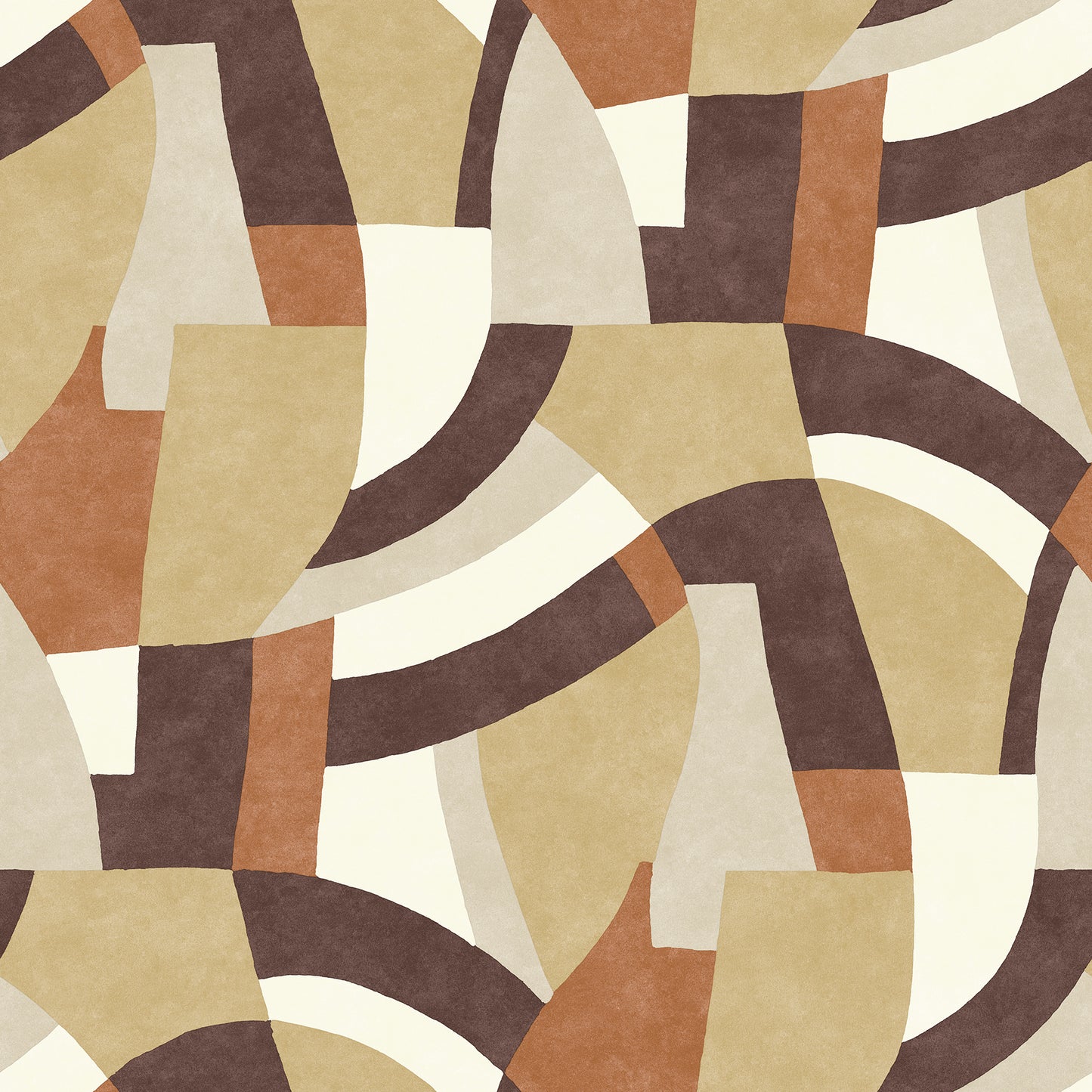 York Wallcoverings RoomMates Melbourne Terracotta Peel and Stick Wallpaper Retro Geometrics Browns  Wallpaper - RMK12713PLW