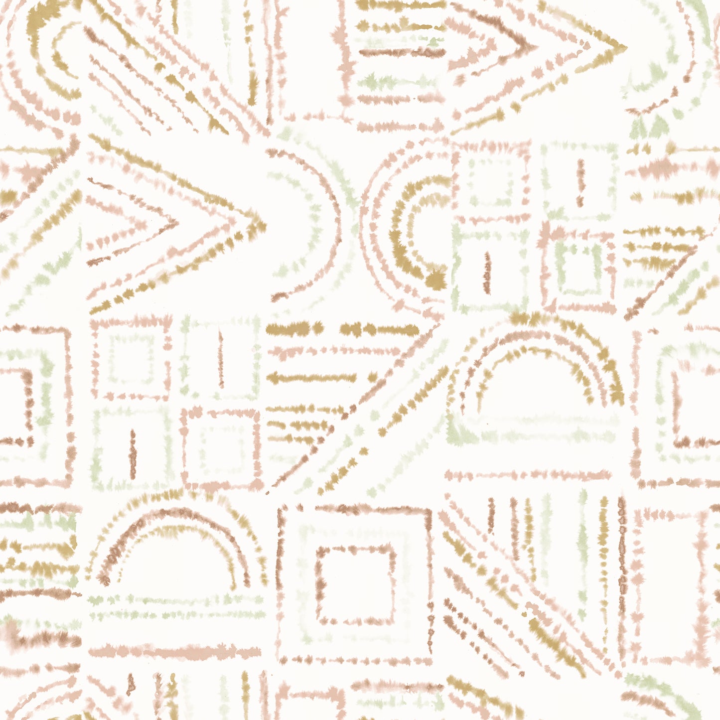 York Wallcoverings RoomMates Brisbane Terracotta Peel and Stick Wallpaper Bohemian Geometrics Pinks  Wallpaper - RMK12719PLW