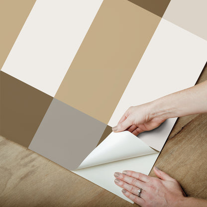 York Wallcoverings RoomMates Framework Neutral Peel and Stick Wallpaper Modern Graphics Neutrals  Wallpaper - RMK12735PLW