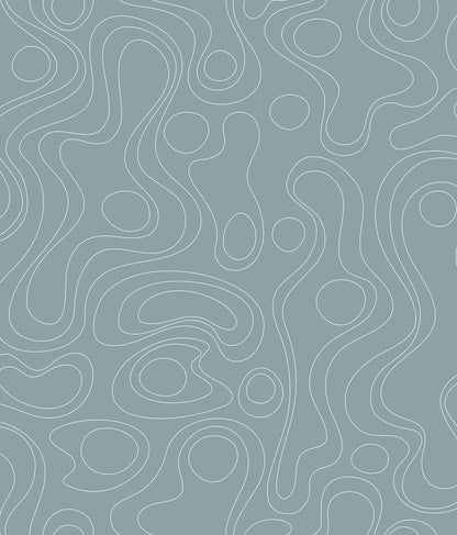 York Wallcoverings RoomMates Lineation Blue Peel and Stick Wallpaper Modern Graphics Blues  Wallpaper - RMK12738PLW