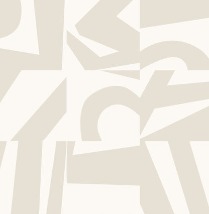 York Wallcoverings RoomMates Inside The Box Taupe Peel and Stick Wallpaper Modern Graphics Neutrals  Wallpaper - RMK12740PLW