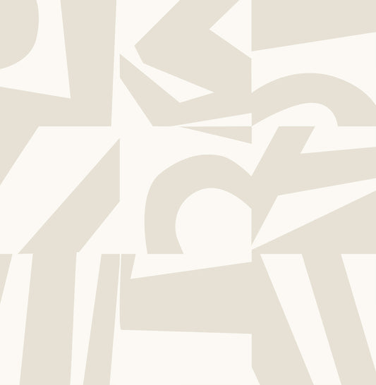 York Wallcoverings RoomMates Inside The Box Taupe Peel and Stick Wallpaper Modern Graphics Neutrals  Wallpaper - RMK12740PLW