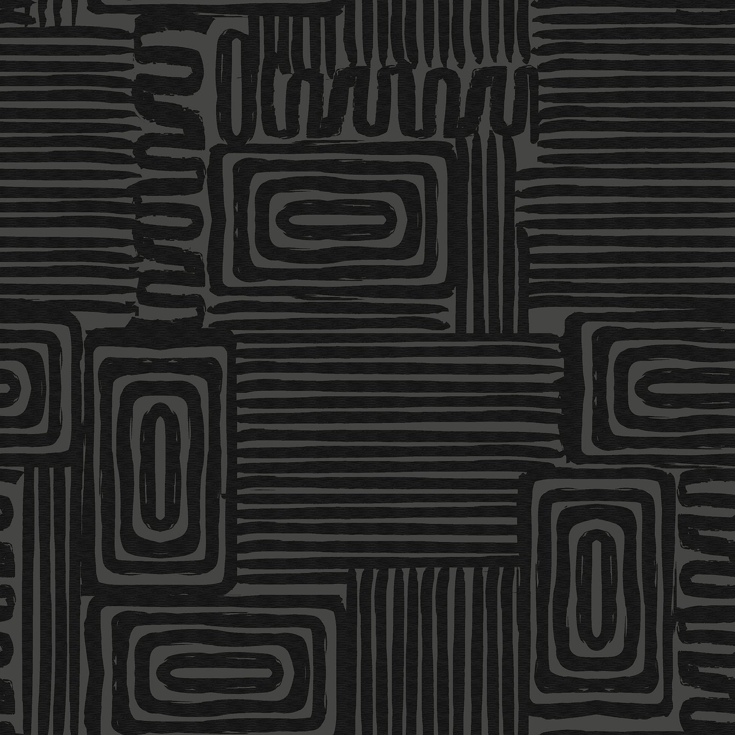 York Wallcoverings RoomMates Pathways Black Peel and Stick Wallpaper Modern Graphics Blacks  Wallpaper - RMK12742PLW