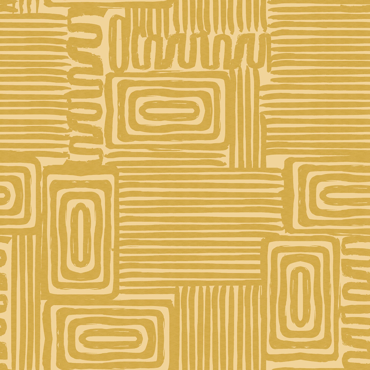 York Wallcoverings RoomMates Pathways Yellow Peel and Stick Wallpaper Modern Graphics Yellows  Wallpaper - RMK12744PLW