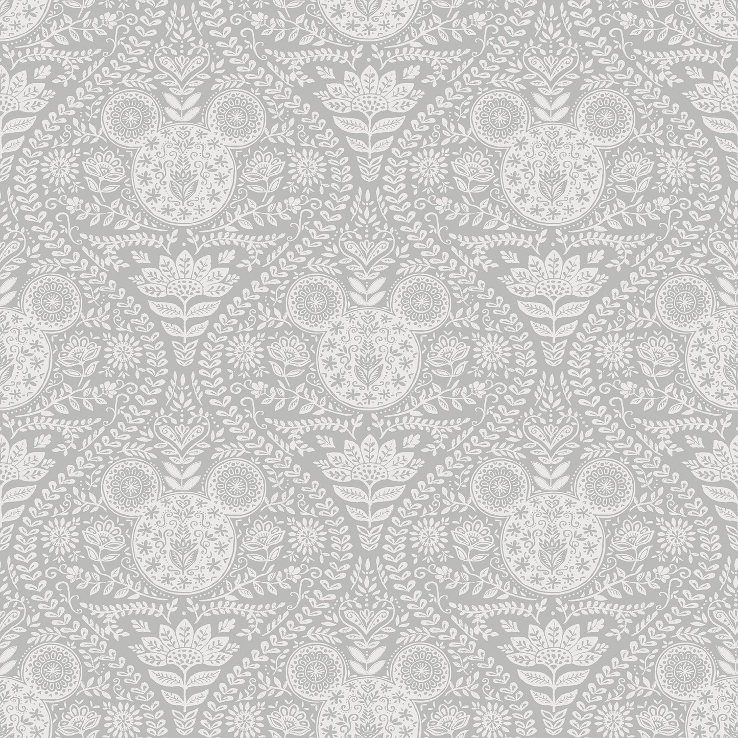 York Wallcoverings RoomMates Disney Mickey Mouse Grey Block Print Peel and Stick Wallpaper Modern Graphics Greys  Wallpaper - RMK12788PLW