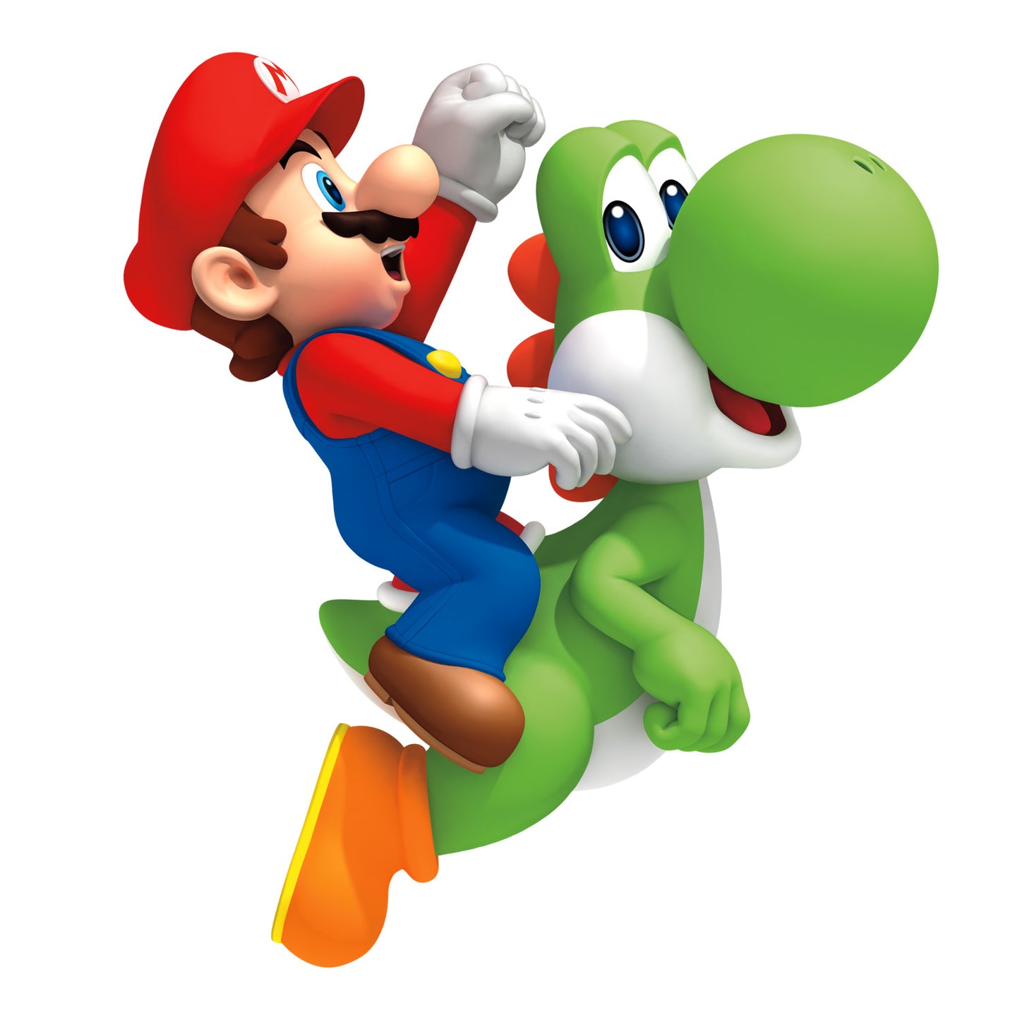 York Wallcoverings RoomMates Nintendo - Yoshi/Mario Giant Wall Decals Kids Licensed Multicolor  Wallpaper - RMK1918GM