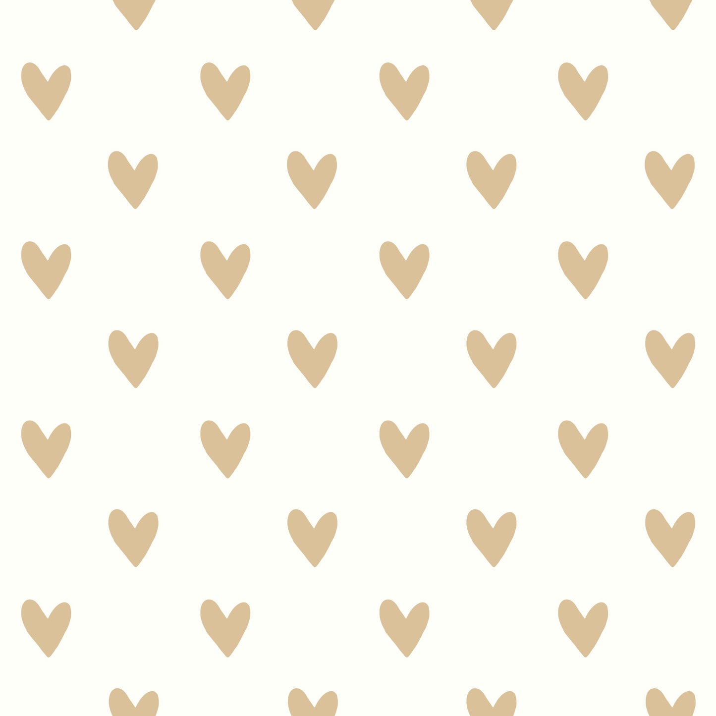 York Wallcoverings RoomMates Heart Spot Gold Peel and Stick Wallpaper Glam Love Yellows  Wallpaper - RMK3525WP