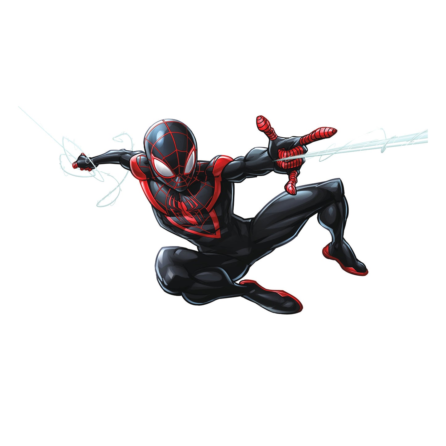 York Wallcoverings RoomMates Spider-Man Miles Morales Giant Wall Decals Whimsical Licensed Reds  Wallpaper - RMK3921GM