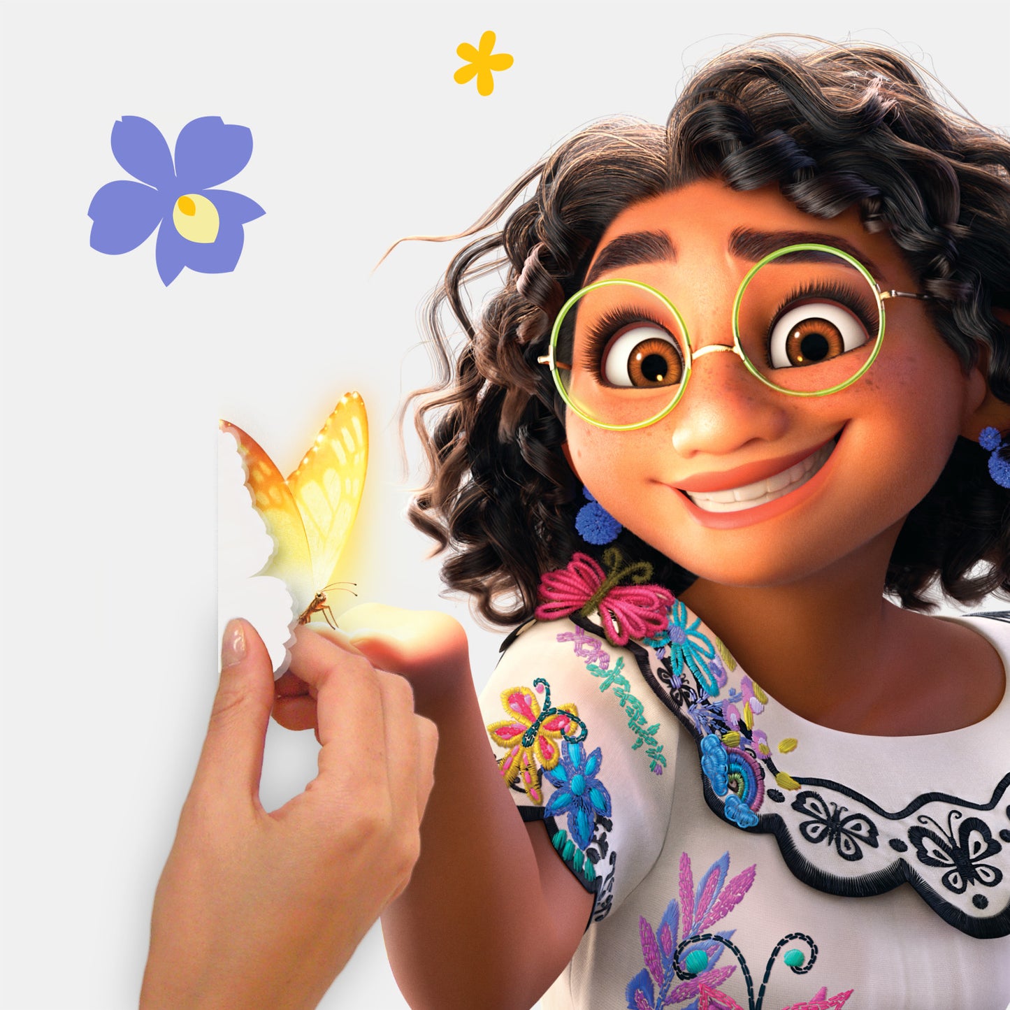 York Wallcoverings RoomMates Encanto Mirabel Headboard Peel and Stick Giant Wall Decal Whimsical Licensed Multicolor  Wallpaper - RMK4960GM (Discontinued Pattern)