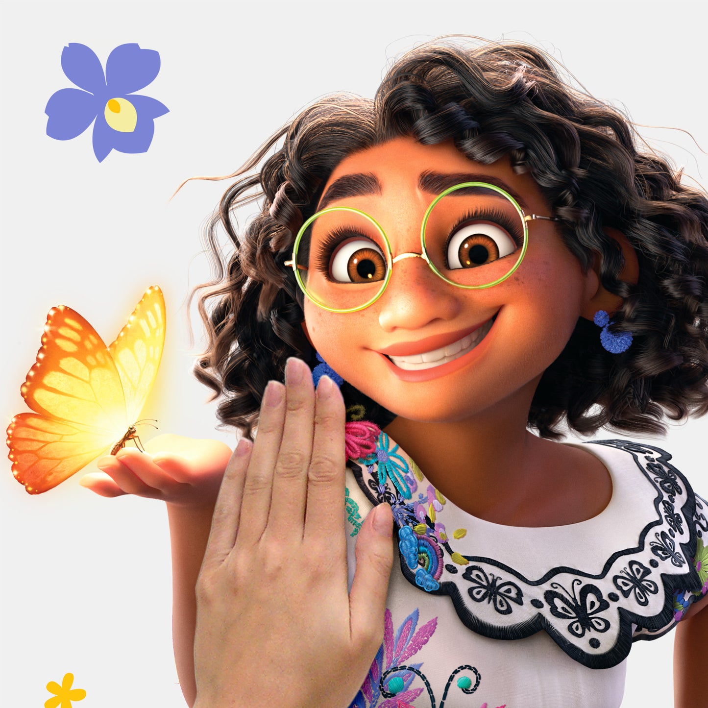 York Wallcoverings RoomMates Encanto Mirabel Headboard Peel and Stick Giant Wall Decal Whimsical Licensed Multicolor  Wallpaper - RMK4960GM (Discontinued Pattern)