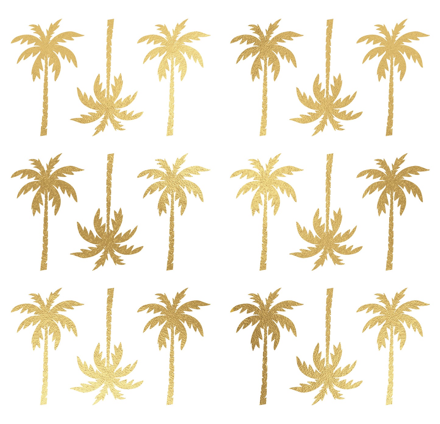 York Wallcoverings RoomMates Foil Palm Tree Wall Decals Whimsical Nature Metallics  Wallpaper - RMK4999SCS