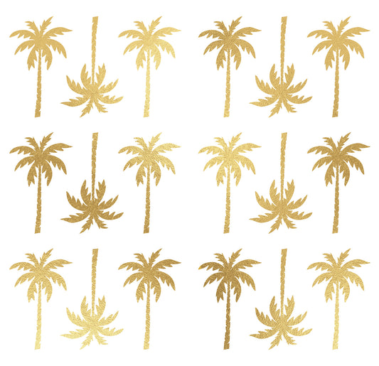 York Wallcoverings RoomMates Foil Palm Tree Wall Decals Whimsical Nature Metallics  Wallpaper - RMK4999SCS