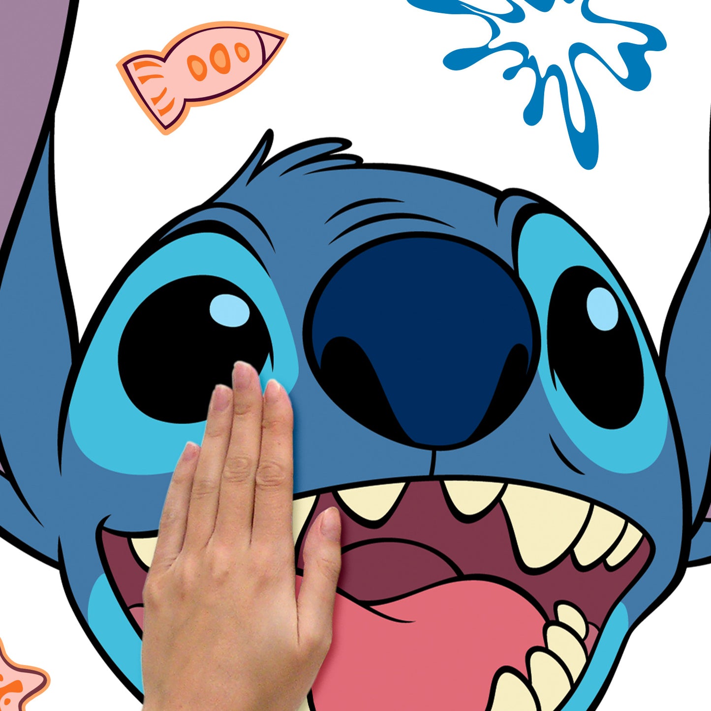 York Wallcoverings RoomMates Stitch Giant Peel and Stick Wall Decals Whimsical Licensed Multicolor  Wallpaper - RMK5110GM