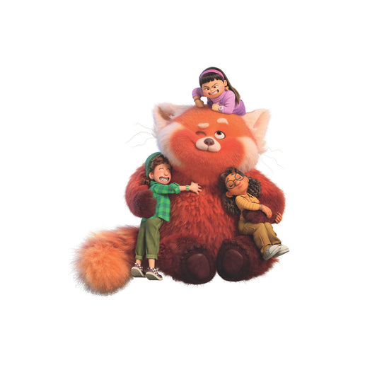 York Wallcoverings RoomMates Turning Red Giant Wall Decals Whimsical Licensed Multicolor  Wallpaper - RMK5204GM