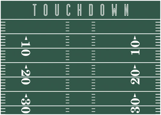 York Wallcoverings RoomMates Football Field Dry Erase XL Giant Wall Decals Whimsical Sports Greens  Wallpaper - RMK5341TBM