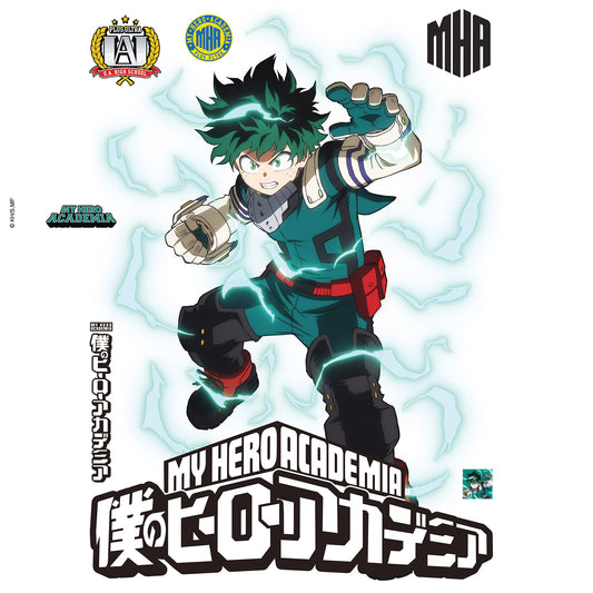 York Wallcoverings RoomMates My Hero Academia Deku Wall Decals Kids Graphics Browns  Wallpaper - RMK5509TBM (DISCONTINUED PATTERN)