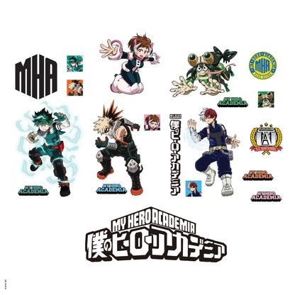York Wallcoverings RoomMates My Hero Academia Wall Decals Kids Graphics Browns  Wallpaper - RMK5510SCS (DISCONTINUED PATTERN)