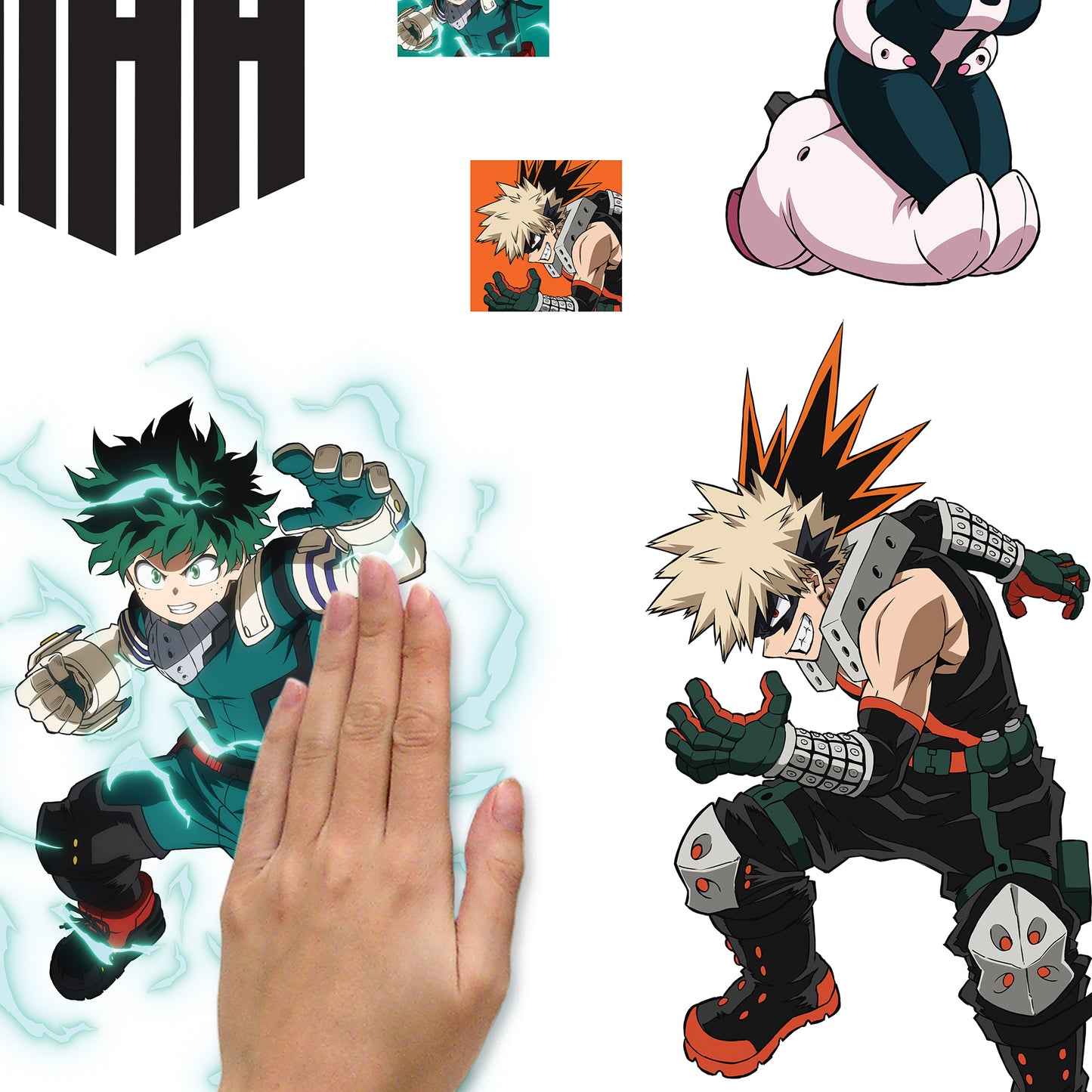 York Wallcoverings RoomMates My Hero Academia Wall Decals Kids Graphics Browns  Wallpaper - RMK5510SCS (DISCONTINUED PATTERN)