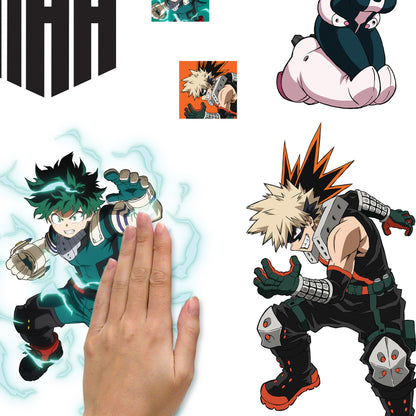 York Wallcoverings RoomMates My Hero Academia Wall Decals Kids Graphics Browns  Wallpaper - RMK5510SCS (DISCONTINUED PATTERN)