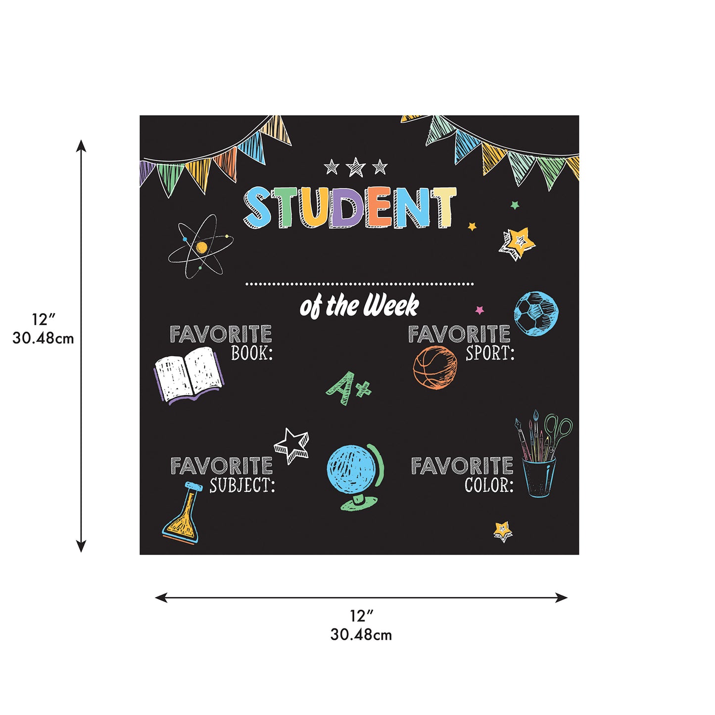 York Wallcoverings RoomMates Student Chalkboard Kids Graphics Blacks  Wallpaper - RMK5520CB